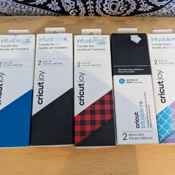 Bundle of 9 NWB Cricut Joy Infusible Ink Transfer Sheets - Picture 2 of 6